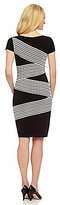 Thumbnail for your product : London Times Zigzag Shift Dress