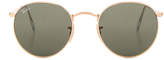 Thumbnail for your product : Ray-Ban Round Sunglasses in Green Classic | FWRD