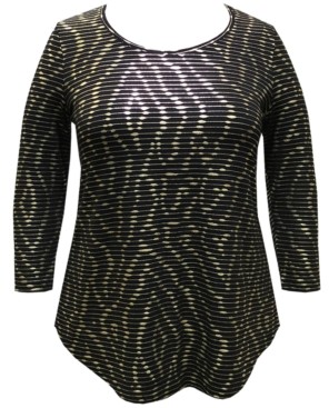 jm collection tops plus size