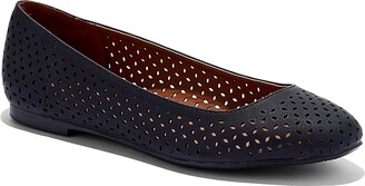 New York and Company Perforated Ballet Flat