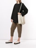 Thumbnail for your product : Lee Mathews Cotton Cropped Drawstring Waist Trousers