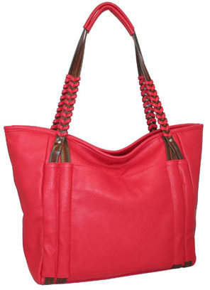 Nino Bossi Women's Punto Uno by 9916 Whip it Tote - Red Tote Handbags