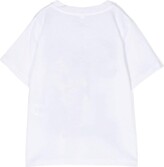 Thumbnail for your product : Stella McCartney Kids T-shirt With Animal Logo Print On The Front In White Cotton Boy