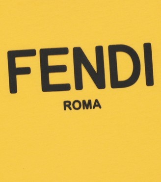 Fendi Kids Logo cotton T-shirt