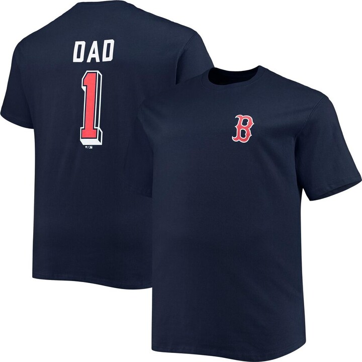 Men's Fanatics Branded Navy Houston Astros Big & Tall Number One Dad T-Shirt