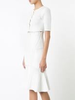 Thumbnail for your product : Jonathan Simkhai lace-up front dress - women - Polyester/Viscose - M