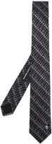 Thumbnail for your product : Alexander McQueen safety pin printed tie
