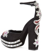 Thumbnail for your product : DSQUARED2 Crystal-Embellished Sandals