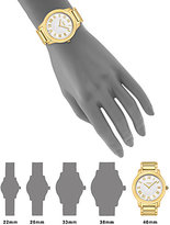 Thumbnail for your product : Fendi Classico Large Goldtone Stainless Steel Bracelet Watch