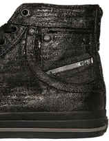 Thumbnail for your product : Diesel Magnete Coated Denim High Top Sneakers