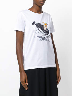 Nina Ricci horse print T-shirt