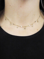 Thumbnail for your product : Jacquie Aiche Spaced Out Diamond Shaker Yellow Gold Choker Necklace