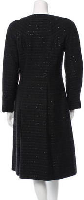 Chanel Long Embellished Coat