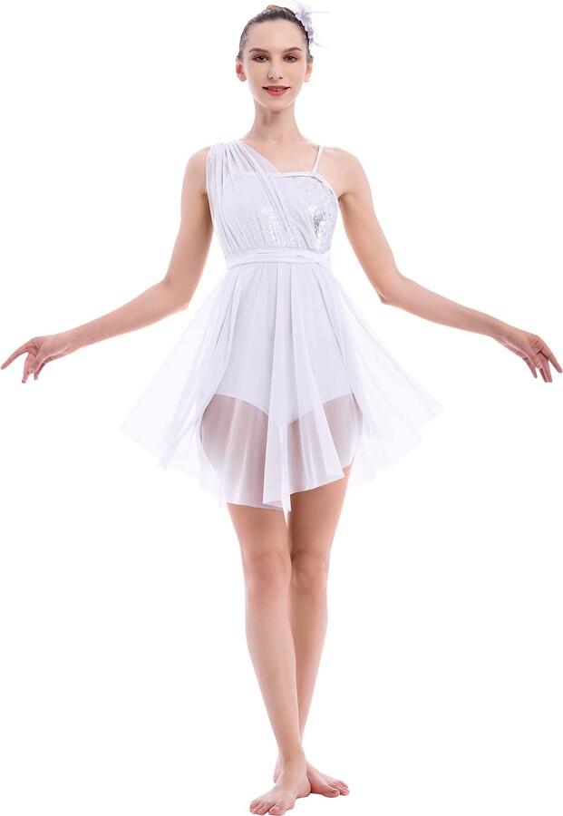ODASDO Women Lyrical Dance Costume Modern Contemporary Dancewear