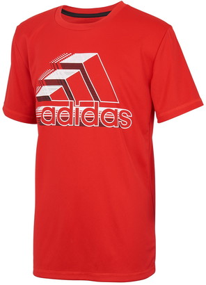 boys red adidas