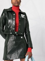 Thumbnail for your product : Courreges High-Shine Mini Skirt