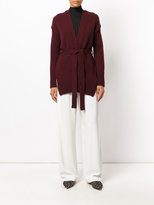 Thumbnail for your product : Forte Forte tie waist knit cardigan