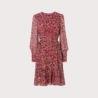 LK Bennett Damiell Leopard Print Dress