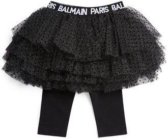 black tutu leggings