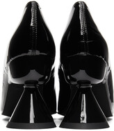 Thumbnail for your product : Paula Canovas Del Vas Black Patent Diablo Pumps