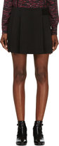 Thumbnail for your product : Proenza Schouler Black Pleated Wool Crepe Mini Skirt
