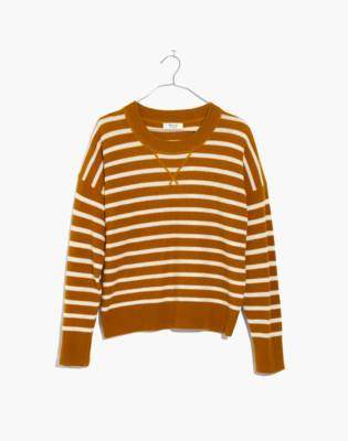 Madewell Cashmere Sweatshirt in Stripe