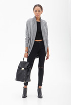 Thumbnail for your product : Forever 21 Forever21 Heathered Dolman Cardigan