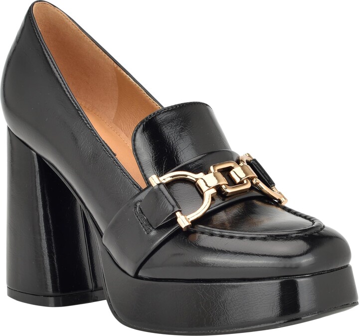 Block Heel Nine West Zabbi Heeled Slide Sandals Nine West Zabbi