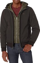 Thumbnail for your product : Tommy Hilfiger Men's Soft Shell Fashion Bomber with Contrast Hood