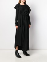 Thumbnail for your product : Yohji Yamamoto Draped Midi Dress
