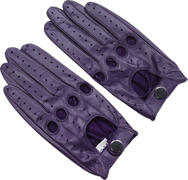 Ambesi Women's Open Back Leather Driving Gloves ShopStyle