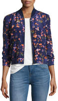 Thumbnail for your product : Rebecca Taylor Firework Floral Bomber Jacket, Multicolor