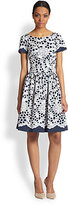 Thumbnail for your product : Oscar de la Renta Lace Print Dress