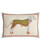 Thumbnail for your product : John Robshaw Hand-Painted Dog Pillow, 12" x 18"