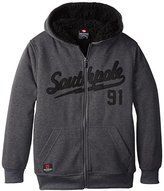 Thumbnail for your product : Southpole Kids Big Boys' Hooded Fleece Utility Jacket with Sherpa