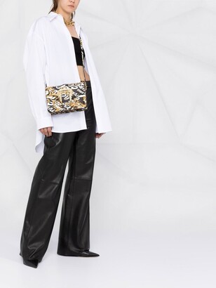 Versace Jeans Couture Logo-Buckle Shoulder Bag