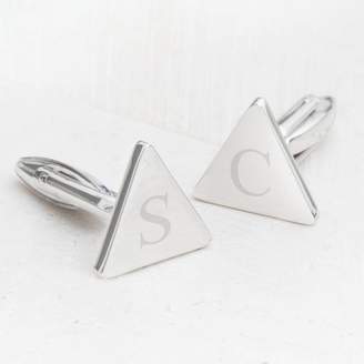Atticus Contemporary Personalised Triangle Cufflinks