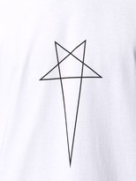 Thumbnail for your product : Rick Owens boxy fit star logo T-shirt