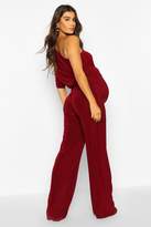 Thumbnail for your product : boohoo Maternity Drape Sleeve Jumpsuit
