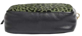 Clare Vivier Midi Sac Leather & Genuine Calf Hair Shoulder Bag