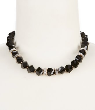 Anne Klein Faceted Bead Collar Necklace