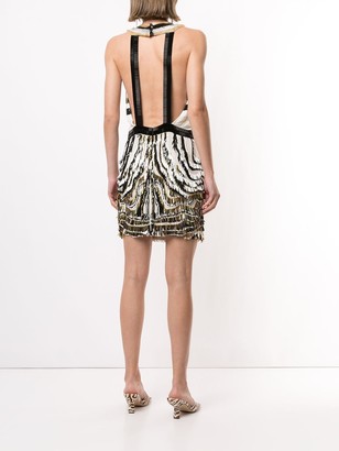 Gucci Pre-Owned Open Back Sequinned Dress
