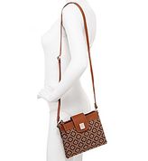 Thumbnail for your product : JCPenney Nine & Co 9 & Co. Signature Jacquard Crossbody Bag