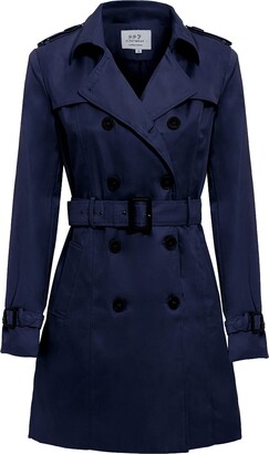 navy mac coat womens