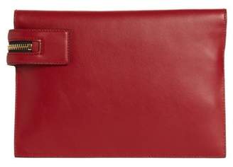 Victoria Beckham Small Zip Leather Pouch