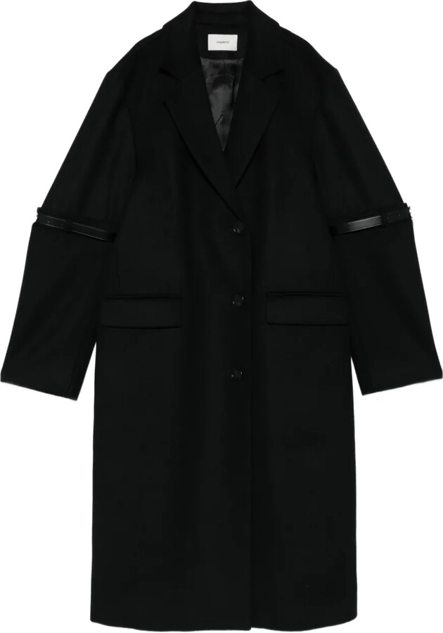 Coperni Logo Belted-Detail Coat