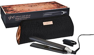 ghd Platinum® Limited Edition Hair Straighteners Gift Set, Black/Copper Luxe