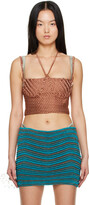 Thumbnail for your product : Isa Boulder SSENSE Exclusive Bronze Tank Top
