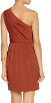 Thumbnail for your product : Halston Pleated jacquard dress