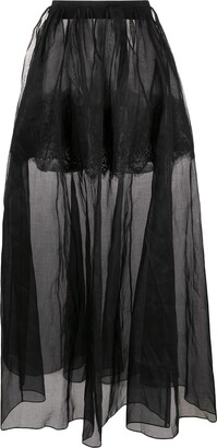 Litkovskaya Sheer Maxi Skirt